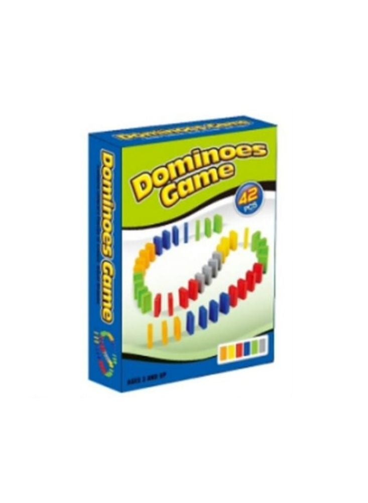 Premium Dominoes Game Set – 42 Colorful Pieces Educational Toy for Kids