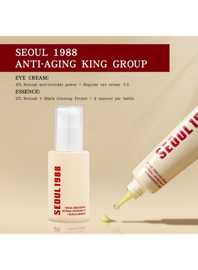K-SECRET 2% Retinaldehyde Liposome Essence + 4% Retinaldehyde Liposome Eye Cream Set，Tensive Anti-Wrinkle & Brightening - Image 3