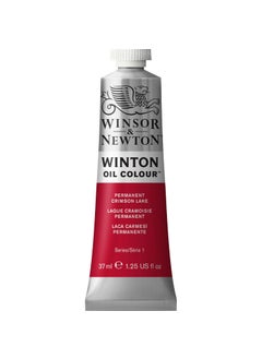 WINSOR & NEWTON Winsor & Newton Winton Oil Colour Permanent Crimson Lake (478) in 37 ML Tube, Highly Pigmented Oil Painting Colors for Canvas & Paper, Art Supplies for Beginners & Professional Artists  - Image 1
