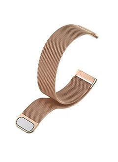 VINSOC Milanese Mesh Loop Band for Fitbit Versa 3 Rose Gold  - Image 3