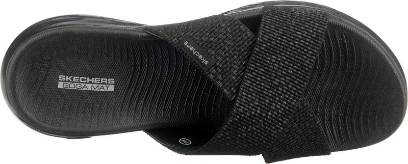 SKECHERS صندل سلايد سكيشرز للنساء On-the-go 600 - 16259، أسود، 11 US - Image 5