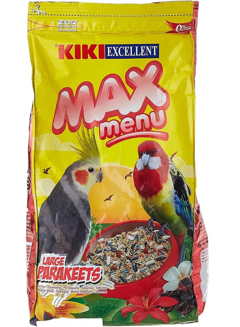 KIKI قائمة إكسيليت ماكس الممتازة للببغاوات الكبيرة 1 كجم - Image 1