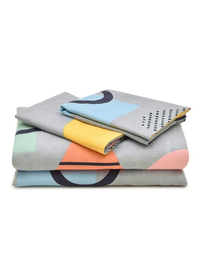 RRC Polycotton Elastic Fitted Bedsheet for King Size Bed 72x78 Inches with 2 Pillow Covers Deep Pocket Secure Grip - Image 2