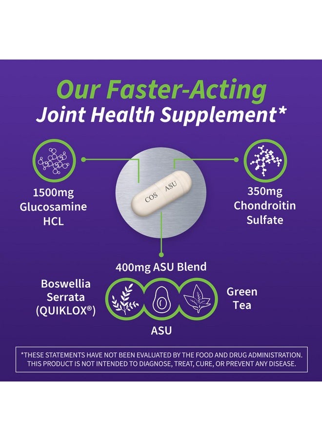 Nutramax Laboratories Nutramax Cosamin® ASU Joint Health Supplement with Glucosamine, Chondroitin & ASU for Men’s & Women's Joint Health, 230 Capsules  - Image 2