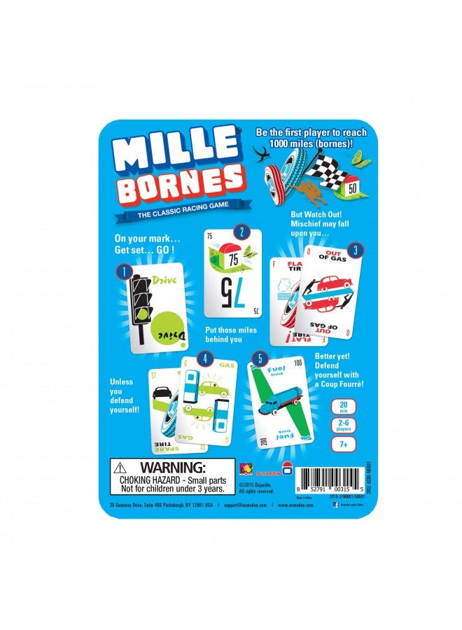 Mille Bornes The Classic Racing Game | Fast-Paced Card | Strategy | Fun Family Game For Adults And Kids | Ages 7 And Up | 2-6 Players | Average Playtime 20 Minutes | Made By Zygomatic  - Image 1