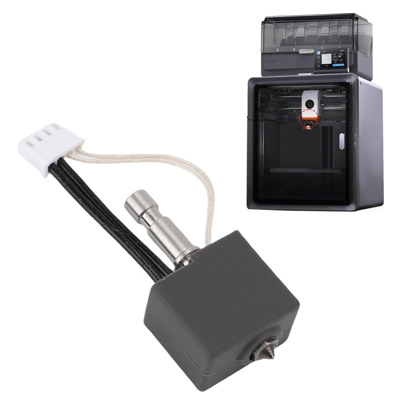 Upgraded 3D Printer Hotend Kit With 200K Thermistor Hardened Steel Nozzle For ABS ASA - Image 4