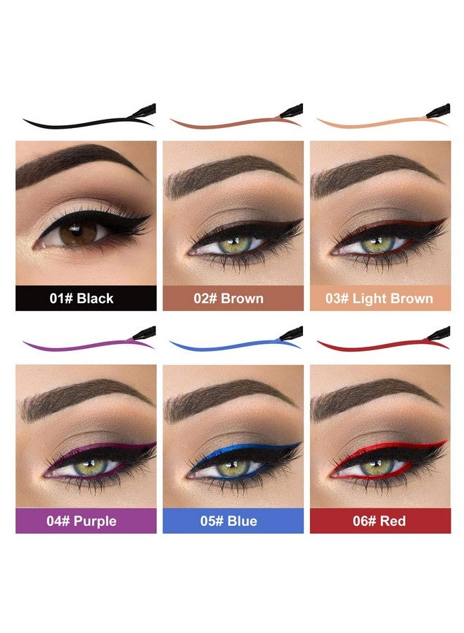 LOKFAR 12 Colors Matte Liquid Eyeliner Colorful Set, Matte Liquid Colorful Eye-Liner Pen Neon Colored Eyeliner Eye Makeup, Long Lasting Water-Proof Smudge-Proof Smooth Liquid Eyeliner Pen -#A - Image 2