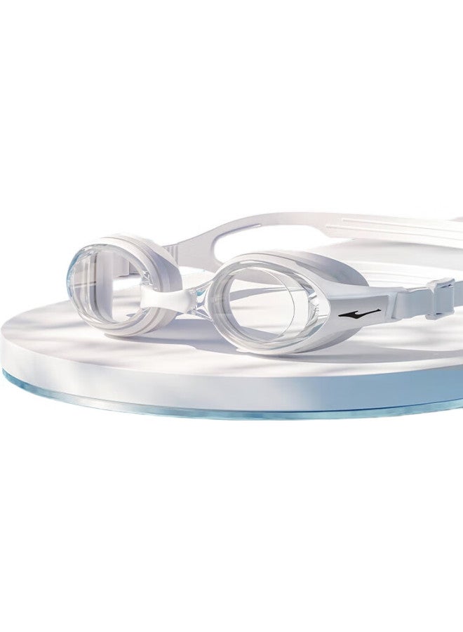 ERKE Swimming Goggles, Waterproof And Anti-Fog, For Men And Women, High-Definition, For Myopia, Professional Sports Goggles For Swimming And Diving, White, 200 Degrees - Image 1