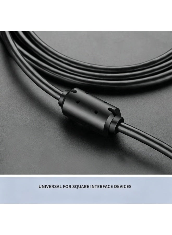  3 Meters  Printer Cable, USB 2.0 Type A to B High Speed Cord  Compatible with All USB port Printers, Scanners, Long Durable USB Cable for PC, Laptop ﻿ ﻿ ﻿ ﻿ ﻿ ﻿ ﻿ ﻿ ﻿ ﻿ ﻿ ﻿ ﻿ ﻿ ﻿ ﻿ ﻿ ﻿ ﻿ ﻿ - Image 5