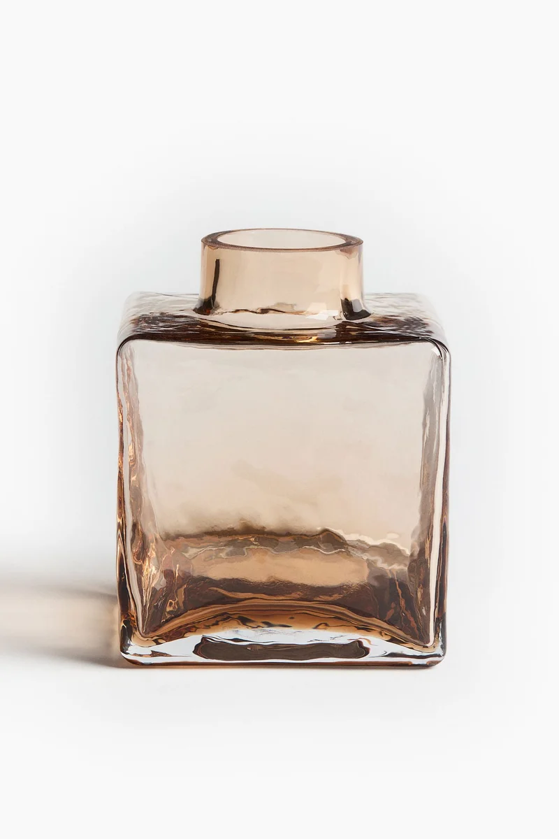 H&M Textured-glass bud vase
