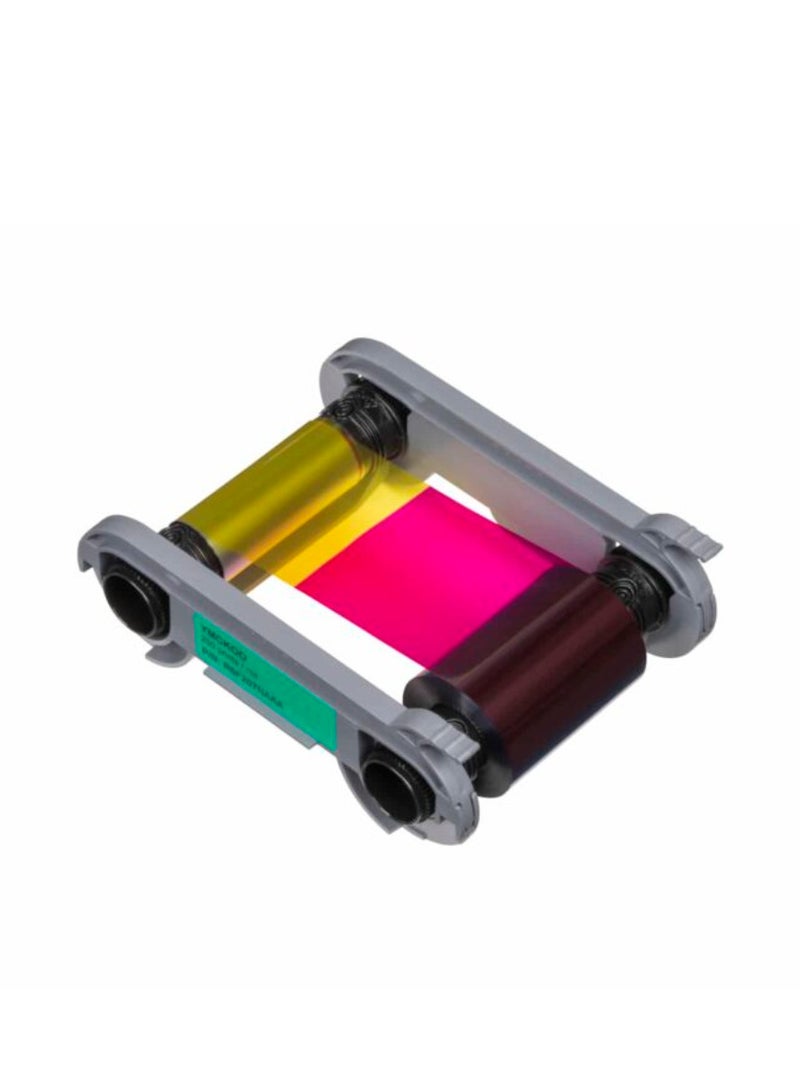 evolis R5F208M100 Evolis YMCKO Consumables Color Ribbon, Primacy 2 Compatible, 300 Prints - Image 1