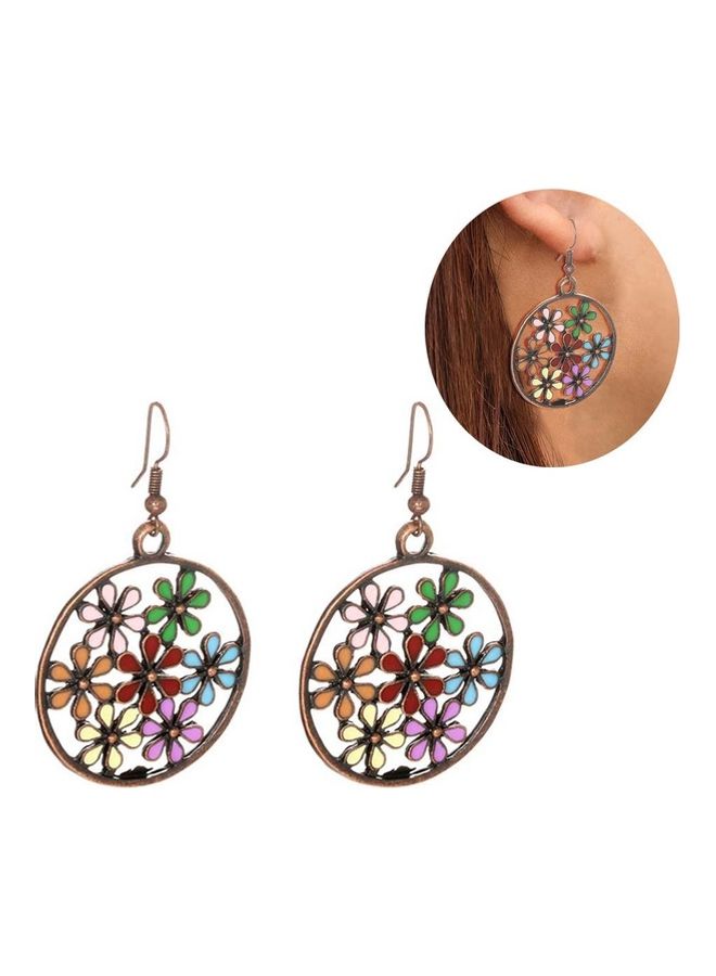 NIBEMINENT Round Dangle Hook Earrings - Image 3