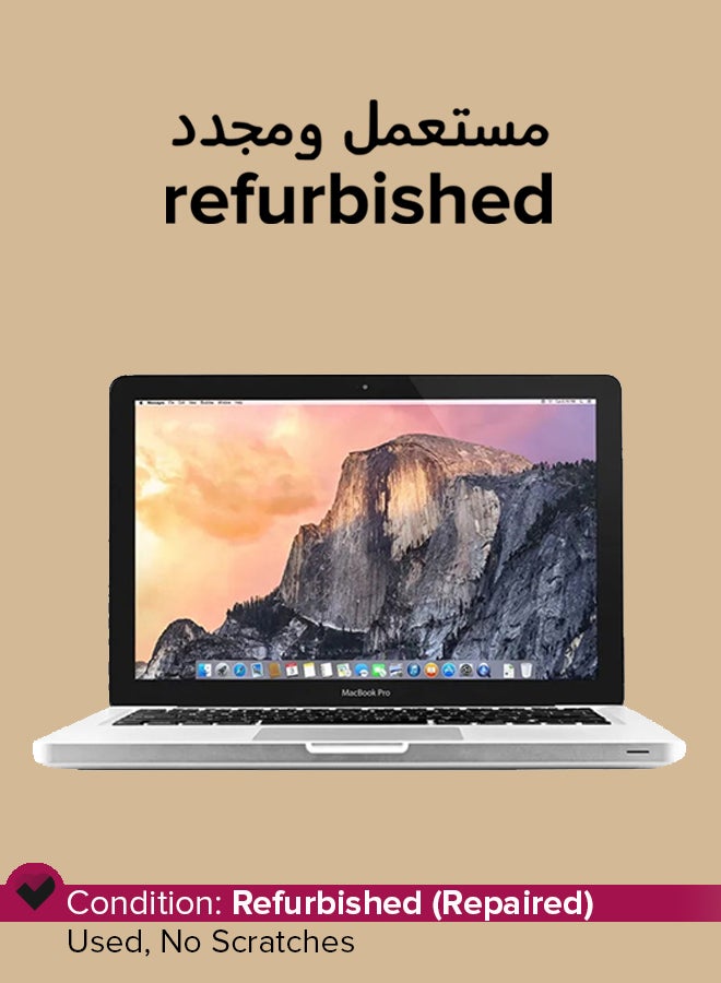ابل  مستعمل ومجدد - لابتوب ماك بوك برو A1278 (2012) بشاشة 13.3 بوصة ومعالج إنتل كور i5 من الجيل الرابع وذاكرة رام 4 جيجابايت ومحرك أقراص صلبة 500 جيجابايت وبطاقة رسومات مدمجة 1.5 جيجابايت اللغة الإنجليزية فضي - Image 1
