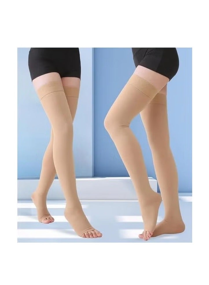 Above Knee Veins Socks to Reduce Swelling and Promote Blood Circulation