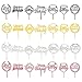 RASSLISA Acrylic Happy Birthday Cake Topper Birthday Cupcake Topper Cake Pick Decorations for Birthday Party Cake Desserts Pastries 4 Colors 7 Styles - Image 4