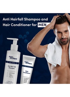 Man Matters Man Matters Anti Hair Fall Shampoo And Conditioner For Men|Dht Blocker|Helps In Deep Nourishment And Frizzy-Free Hair|Sls&Paraben Free|Pack Of 2|300Ml Shampoo And 90Ml Conditioner,390 Grams  - Image 3