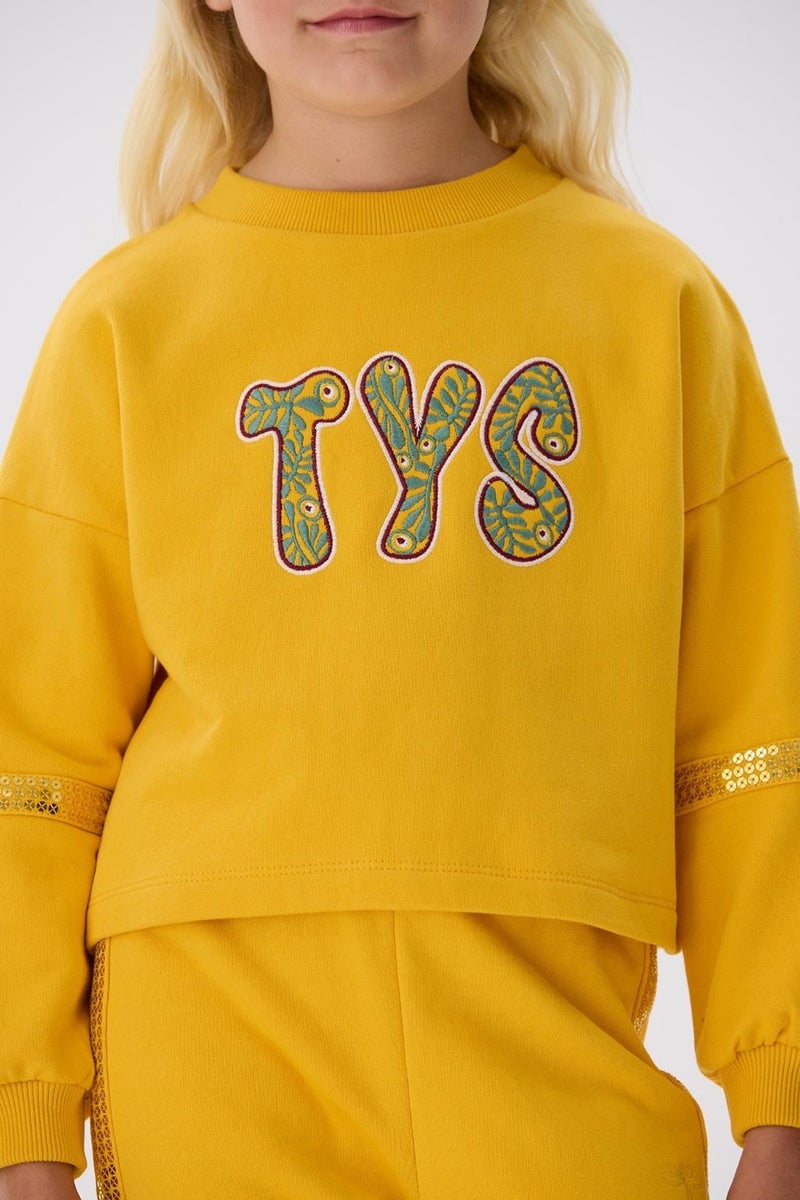 TYESS Bg Store Girl Mustard Sweatshirt  - Image 3