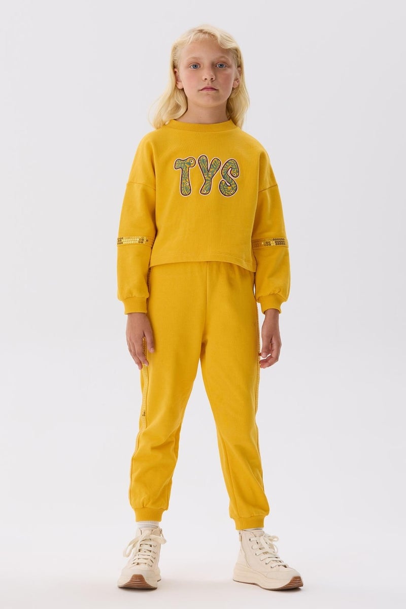 TYESS Bg Store Girl Mustard Sweatshirt  - Image 1