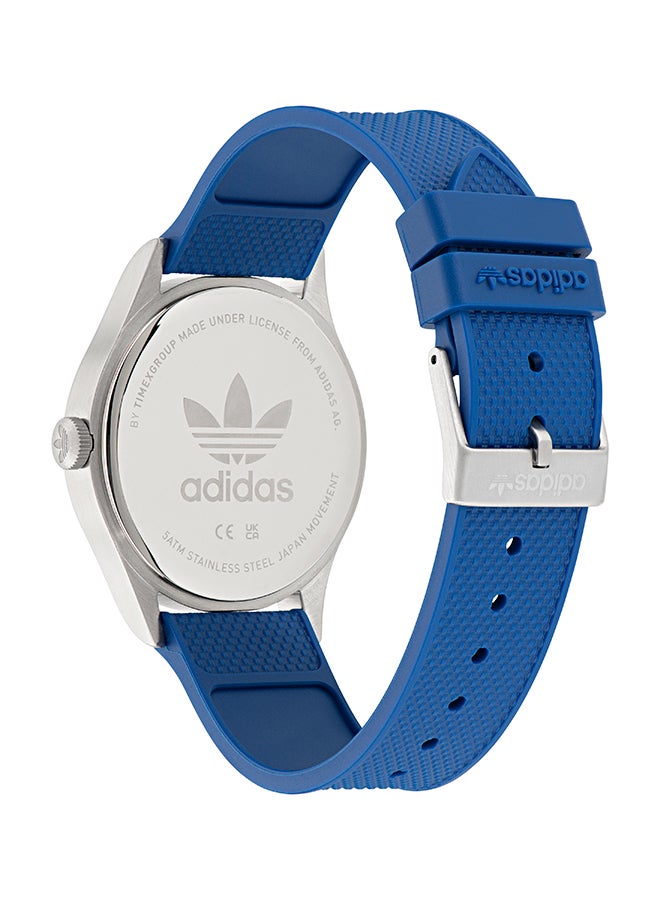 Adidas SST Case Black Dial Dark Blue Bio-Based Resin Strap - Image 3