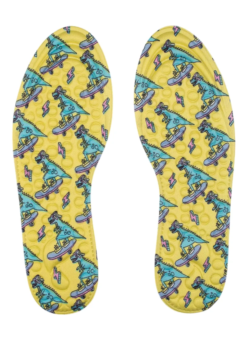 Bata Dinosaur Print Memory Foam Insoles
