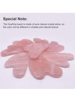 Jade Jade Gua Sha Facial Tools, 100% Natural Rose Quartz Gua Sha Stone, Guasha Tool Face for Jawline Sculpting and Puffiness Reducing, Gua Sha Massage Tool, Skin Care Gift  with beautiful box pack  - Image 5