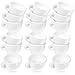 Exclaith 30Pcs Mini Coffee Cups Dollhouse Tiny Coffee Drink Cup Plastic Miniature Tea Mugs Lovely Tableware Coffe Ornaments Small for Desktop Kitchen Crafts Decorations Accessories - Image 2