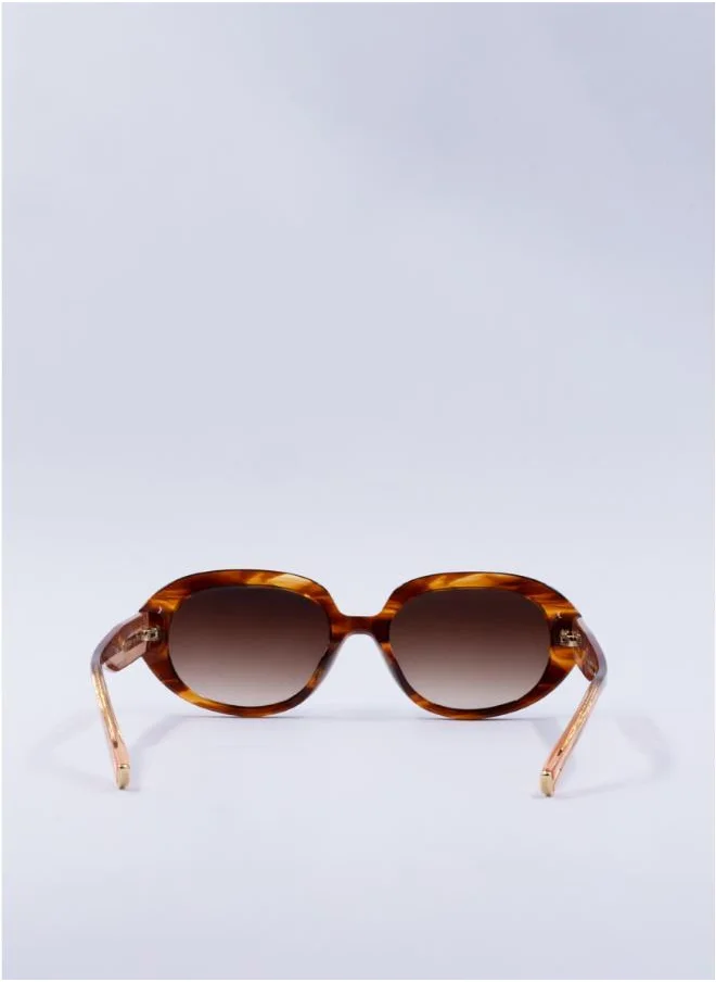 تيد بيكر Penny Oval Sunglasses