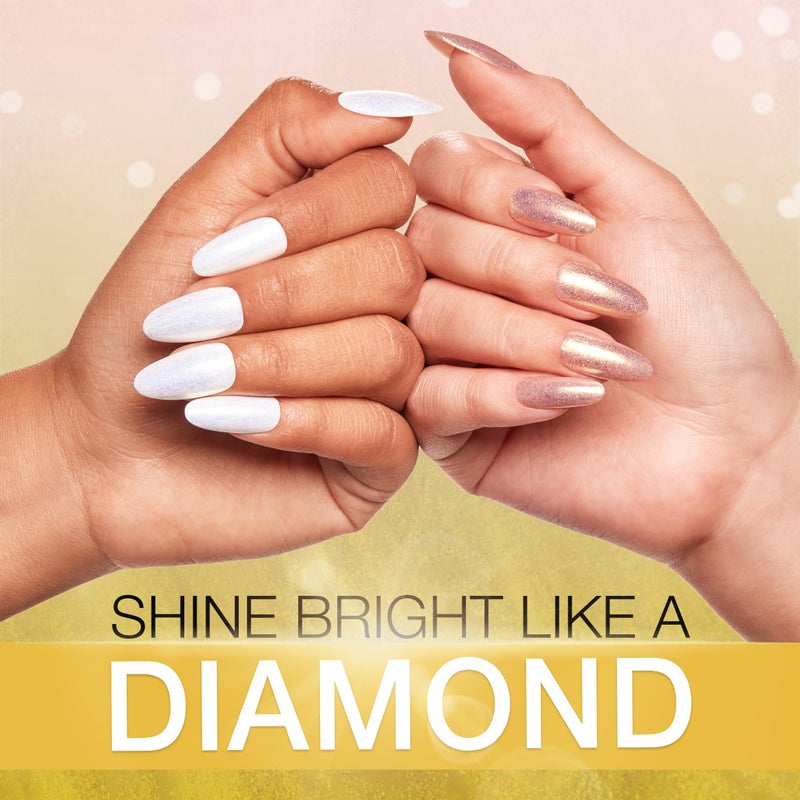 Seche FX Diamond Effect Dry Fast Top Coat â€“ Gold Glitter Finish, Instant Gel Effect Top Coat, Long Lasting Glossy Nail Polish â€“ 0.5 oz - Image 2