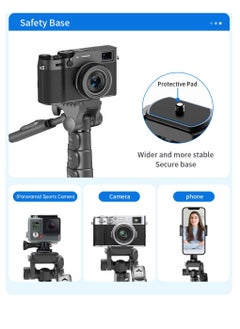 Generic 72.4 inch Handle Detachable Design Balanced and stable shooting multifunctional expansion of the metal tripod selfie stick  - Image 3