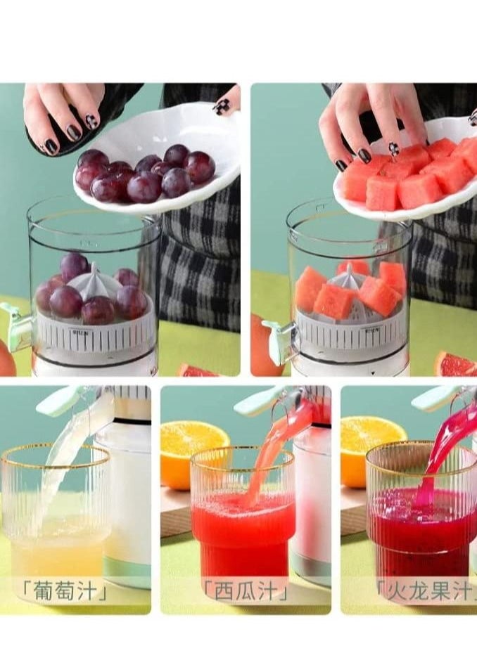 Generic - Citrus Juicer Machines Fruit Electric Orange Juicer Squeezer USB Rechargeable Easy Press Lemon Lime Orange Grapefruit Juice Squeezer Easy to Clean fruit juicer - Image 1