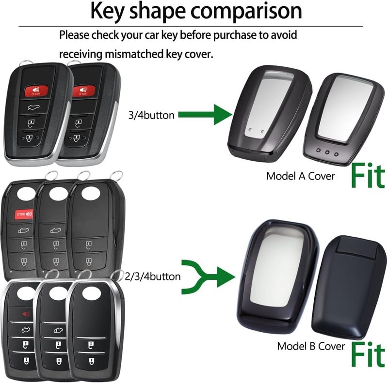 Lcyam TPU Key Fob Cover for Toyota - Image 2