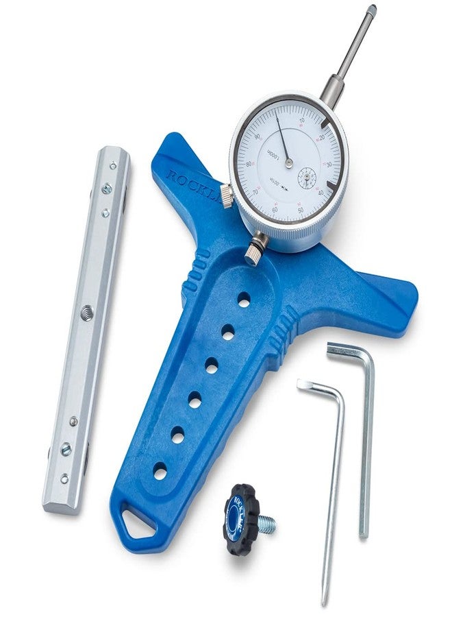 Rockler Table Saw Alignment Gauge - Precision Dial Indicator Table Saw for Parallelism & Safe Cuts - Adjustable Fit Miter Fence Gauge w/Aluminum Miter Bar, Hex Key - Woodworking Tools - Image 2