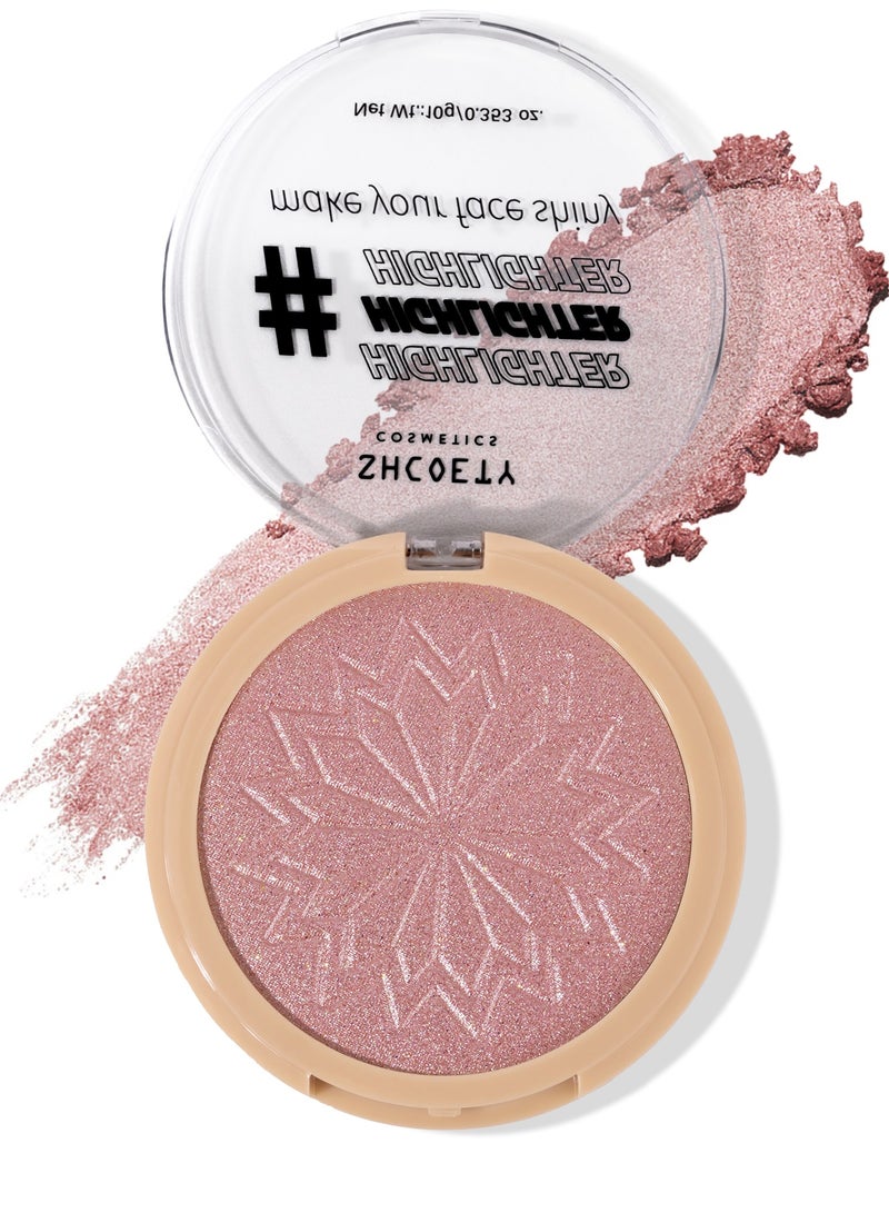 SHCOETY Highlighter Powder Face Brightening Long-lasting Waterproof 03 - Image 1