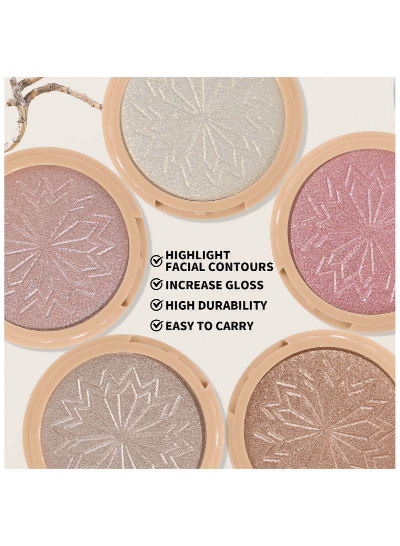 SHCOETY Highlighter Powder Face Brightening Long-lasting Waterproof 03 - Image 4