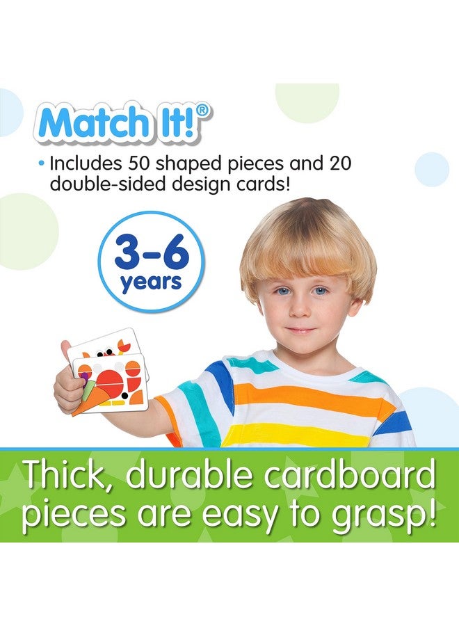 The Learning Journey: Match It! Tangrams- Animal Pattern - Educational Design Learning Double Sided Cards and Shaped Puzzle Piece Toys- Geometric Figures - Spatial Relationships - Ages 3-6 Years Old - Image 3