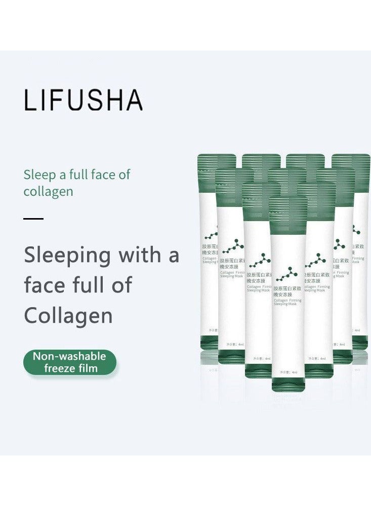 LIFUSHA Collagen Jelly Sleeping Mask Firming mask Anti-aging anti-wrinkle Whitening Moisturizing Muscle Lifting Stretching Supplementing Collagen No-Cleaning Good Night Masks - Image 2