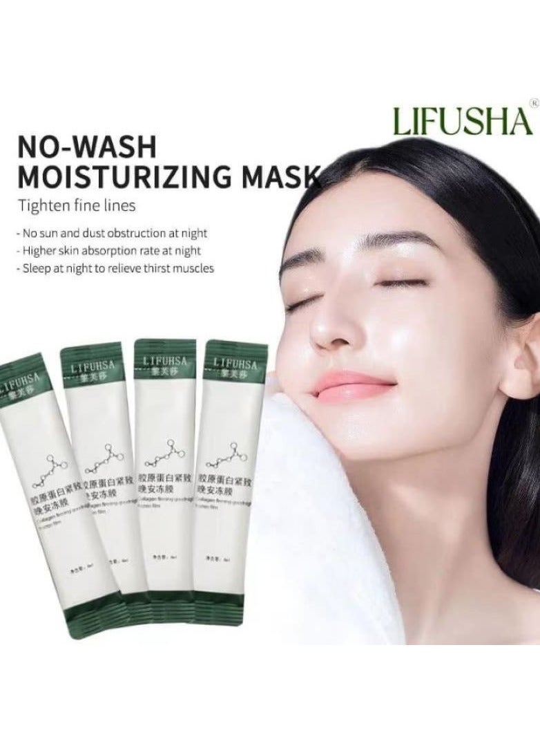 LIFUSHA Collagen Jelly Sleeping Mask Firming mask Anti-aging anti-wrinkle Whitening Moisturizing Muscle Lifting Stretching Supplementing Collagen No-Cleaning Good Night Masks - Image 5