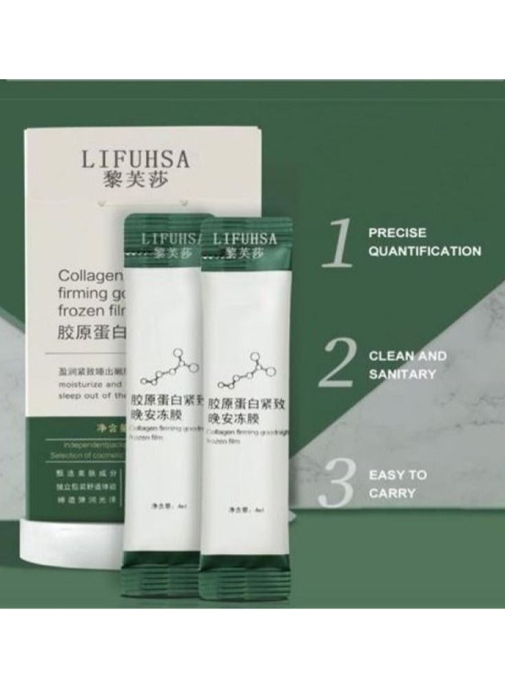 LIFUSHA Collagen Jelly Sleeping Mask Firming mask Anti-aging anti-wrinkle Whitening Moisturizing Muscle Lifting Stretching Supplementing Collagen No-Cleaning Good Night Masks - Image 3