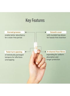 Sirona Tampons For Heavy Flow, Biodegradable Tampons, FDA Approved 20 Pcs  - Image 5