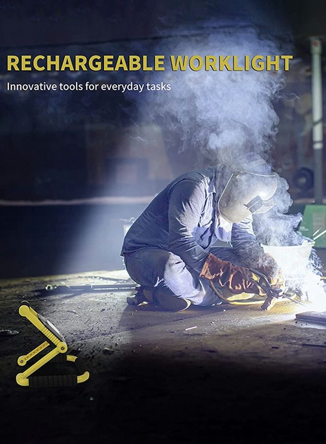 GROIC Camping Lights USB Rechargeable Work Light, Portable LED Light Waterproof Flood Lights for Work, Power Outages Outdoor Camping Hiking and Job Site Lighting - Image 3