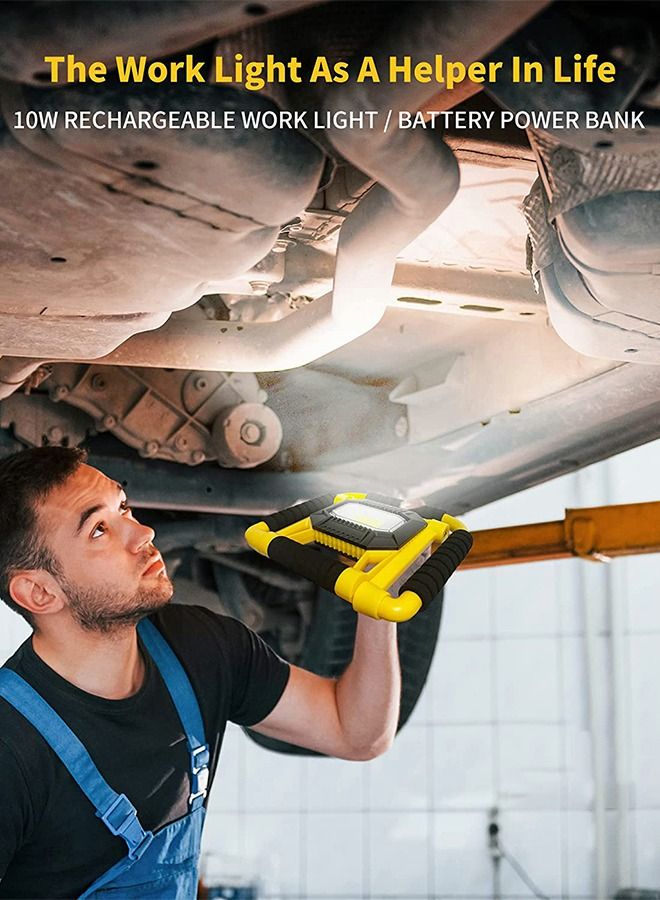 GROIC Camping Lights USB Rechargeable Work Light, Portable LED Light Waterproof Flood Lights for Work, Power Outages Outdoor Camping Hiking and Job Site Lighting - Image 5