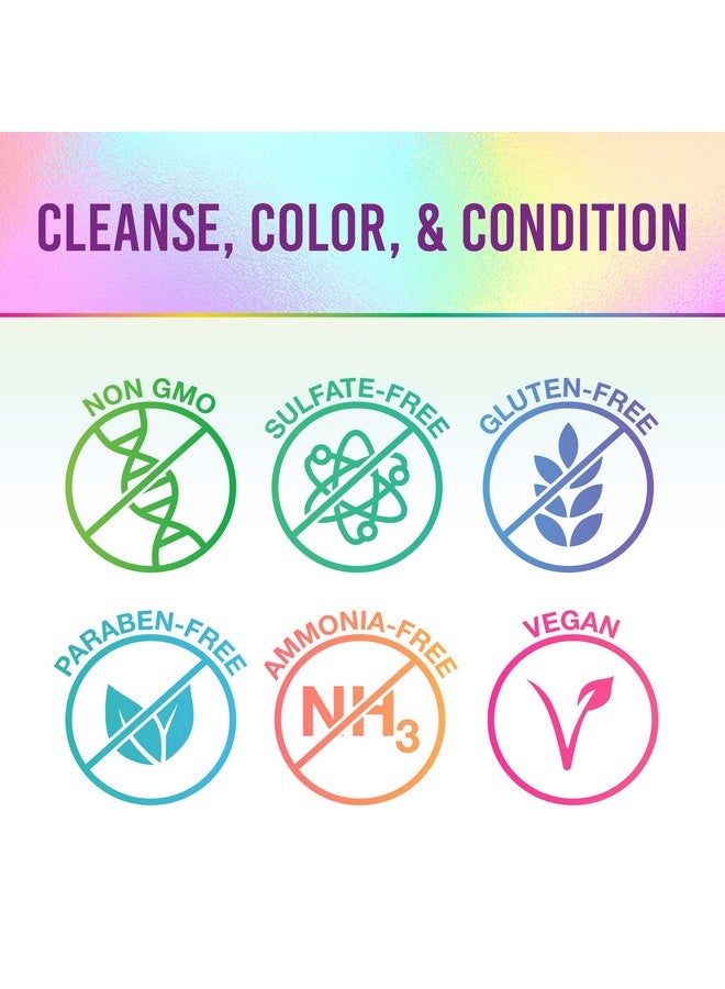 Punky Colour 3-in-1 Color Depositing Hair Cleanser & Conditioner, 8.5 fl oz. (Purpledacious) - Image 4