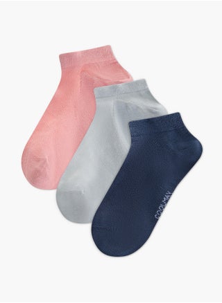 Logo Print Non Terry Ankle Length Socks - Set of 3 - pzsku/ZDB286C9B614EF7F9A9ABZ/45/1747821918/f511d66f-0f79-4158-8362-8533c87d923d