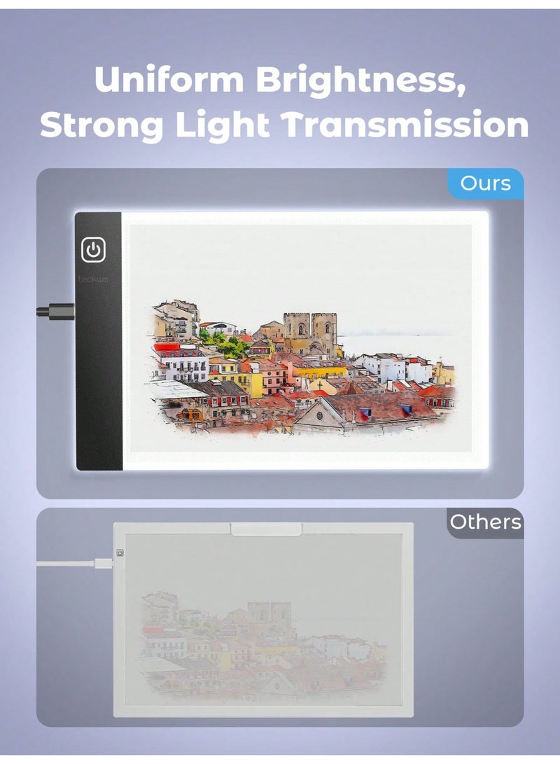 LED Drawing Copy Board for Kids – 3-Level Dimmable A5 Painting Tablet Light Pad – Perfect for Anime Drawing, Tracing, and Educational Learning – Ideal Christmas, Halloween, Thanksgiving, and Easter Gift - Image 4