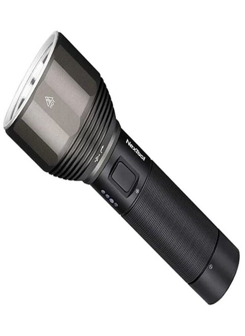 NexTool Rechargeable Torch 2000 Lumens, High Brightness LED Torch Light, IPX7 Waterproof, 5 Light Modes, 380 Meters Super Penetration Flashlight for Camping Hiking and Emergencies Light
