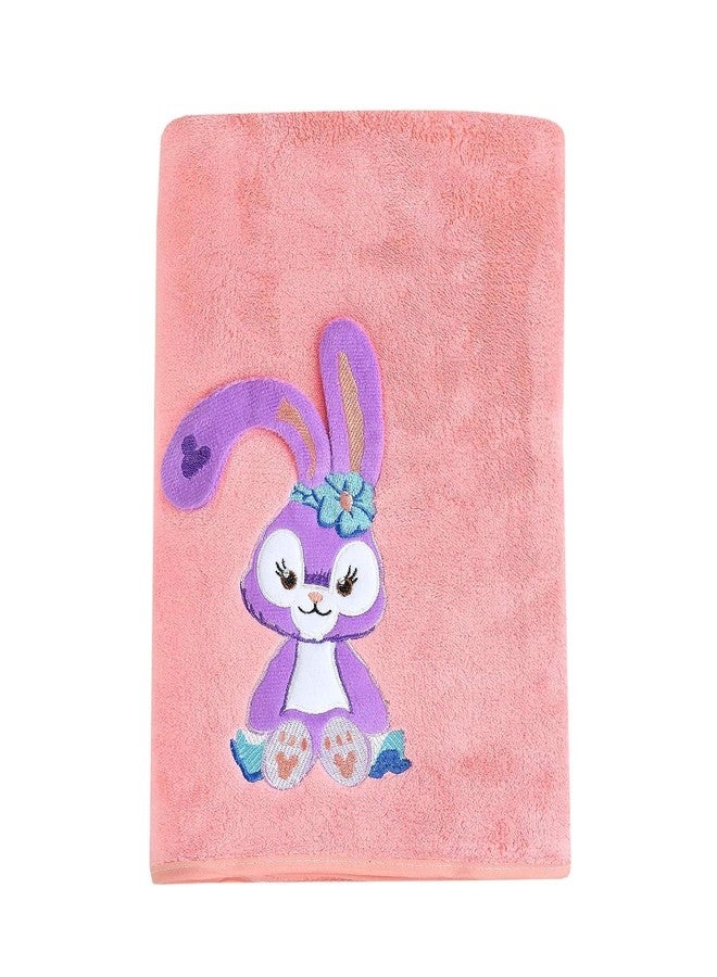 MAXOSHINE Microfiber Kids Bath Towels Quick Dry Super Absorbent Super Soft Bath Towel for Babies Toddler-Baby Towel for Boys and Girls (Pink, Pack of 1) - Image 3