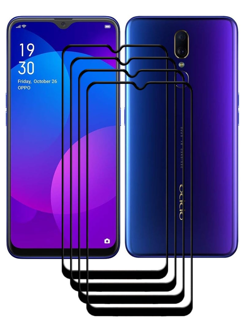 ACLIX 4 Pieces Antistatic ESD Dustproof Premium Quality High Definition Tempered Glass Screen Protector Designed For Oppo F11 - Image 1