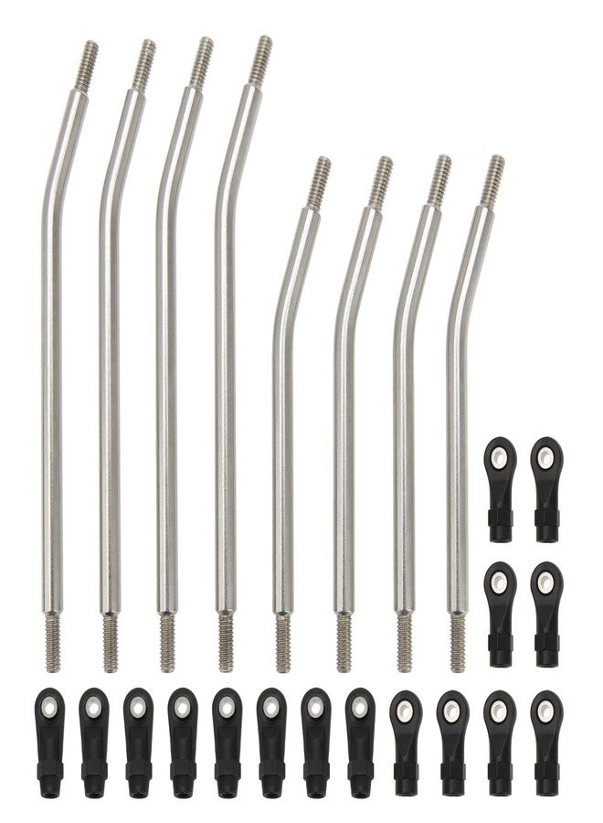 MEUS RACING مجموعة وصلات من الفولاذ المقاوم للصدأ من MEUS Racing بقاعدة عجلات 318 لسيارات الزحف Axial Capra 1.9 UTB RC بمقياس 1/10 (318 مم) - Image 1