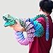 LUYUCUBE Super Large 3D Printed snake with a movable mouth474inchFlexible Realistic Articulated Animal Fidget ToysMystery Figurines Gifts Executive Desk Dcor and Festival Collectible colorfulA 79inch - Image 4