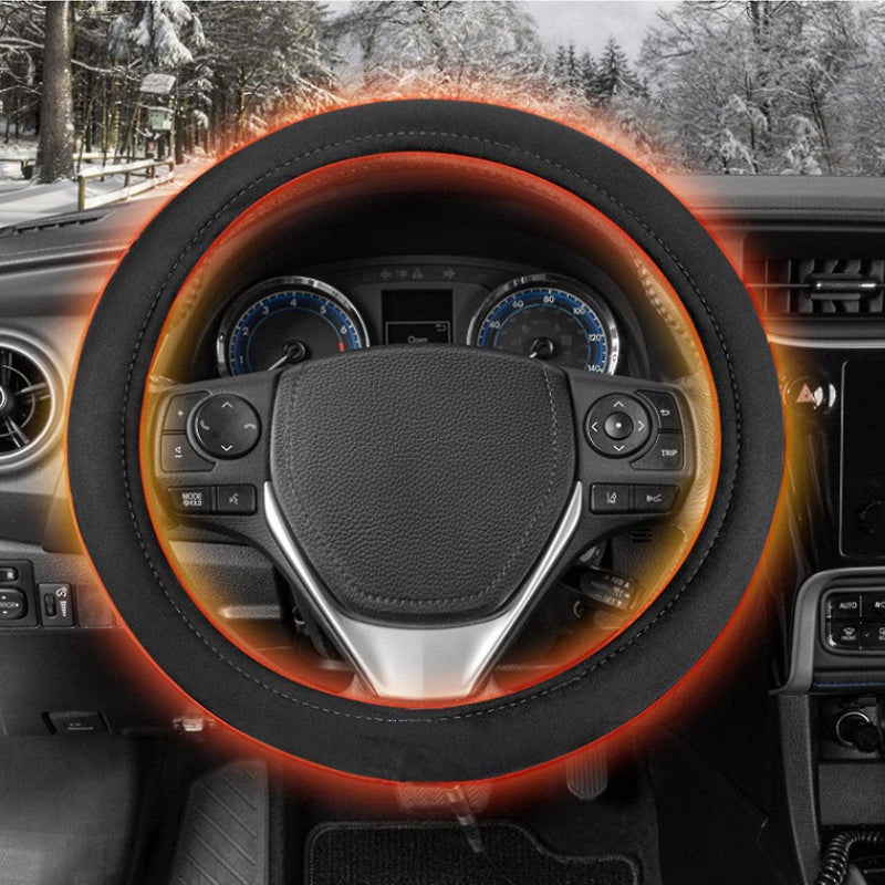 Hand Warmer Steering Wheel Protector Winter Heating Car Steering Wheel Cover - Image 4
